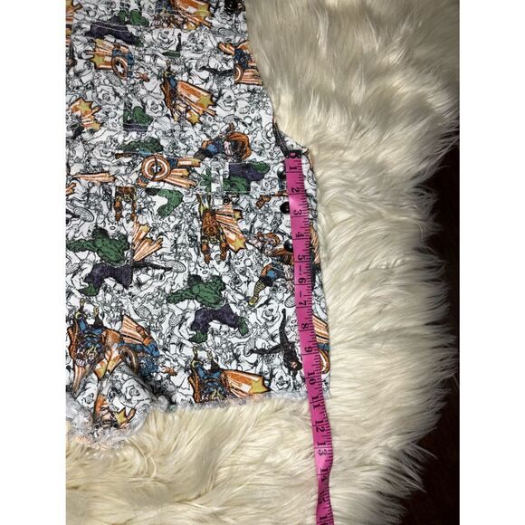 Her universe Marvel The Avengers Fringe hem denim Shortall  Sz small - Picture 11 of 12